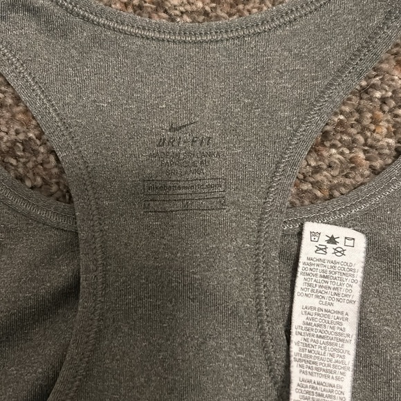 Gray Nike Dri-Fit Sports Bra - Picture 5 of 6